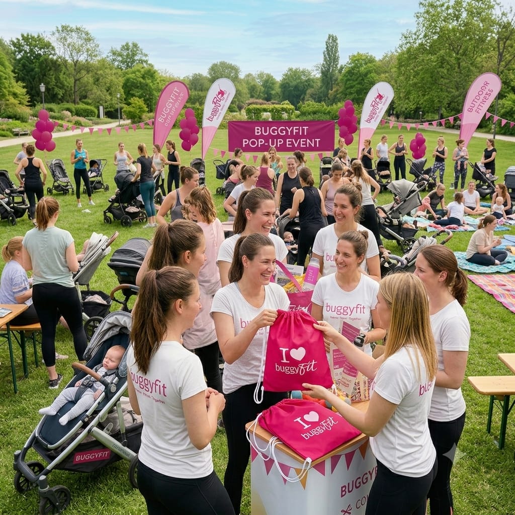 buggyFit Community-Treffen im Park